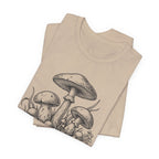Mushroom Sketch T-Shirt | Mycelium Tee