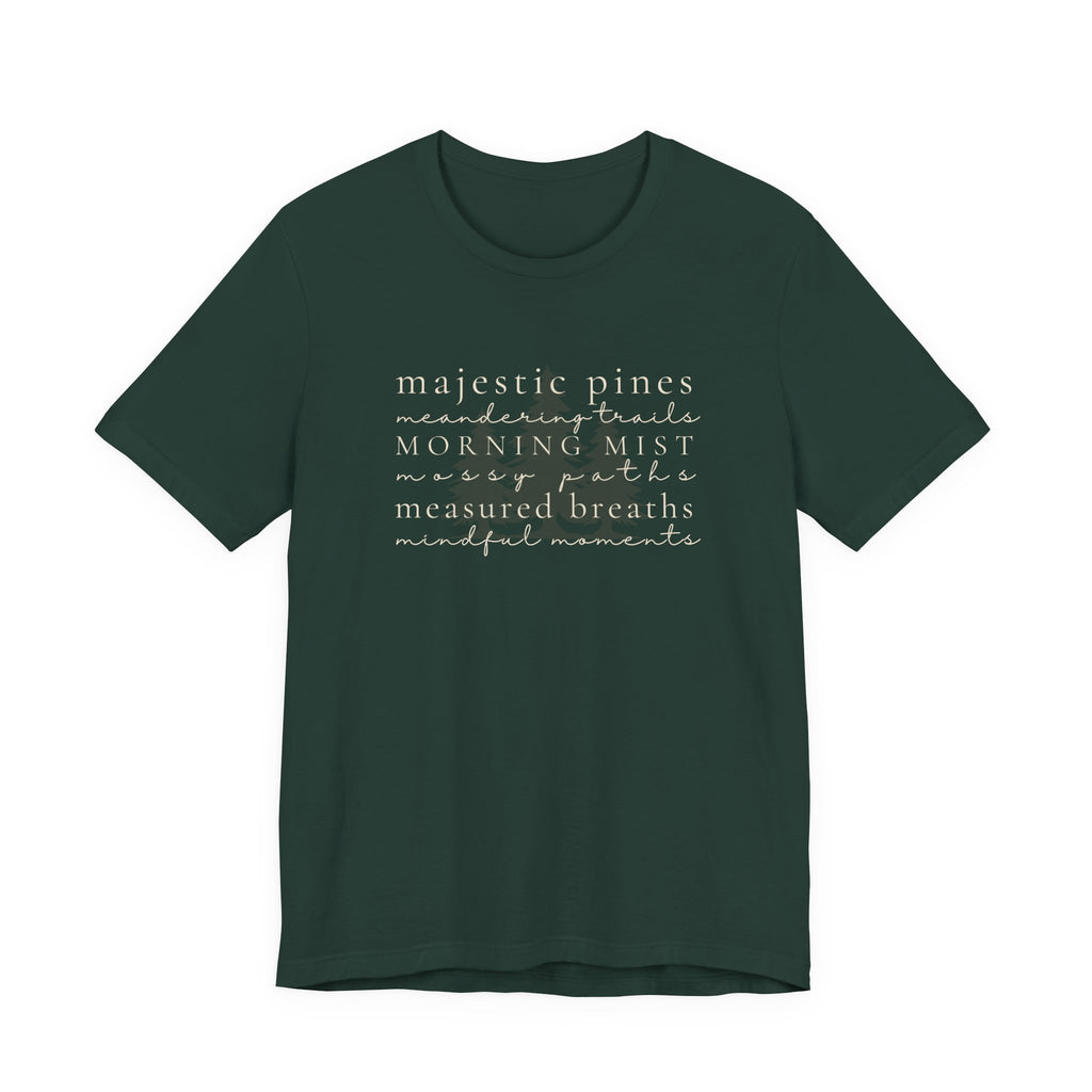 Majestic Pines Tee | Nature Guide Forest Bathing T-Shirt
