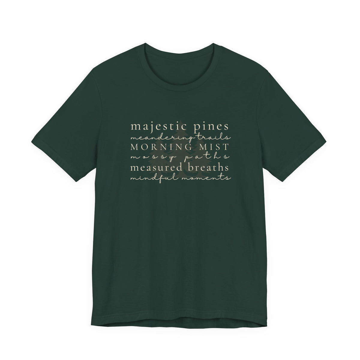 Majestic Pines Tee | Nature Guide Forest Bathing T-Shirt
