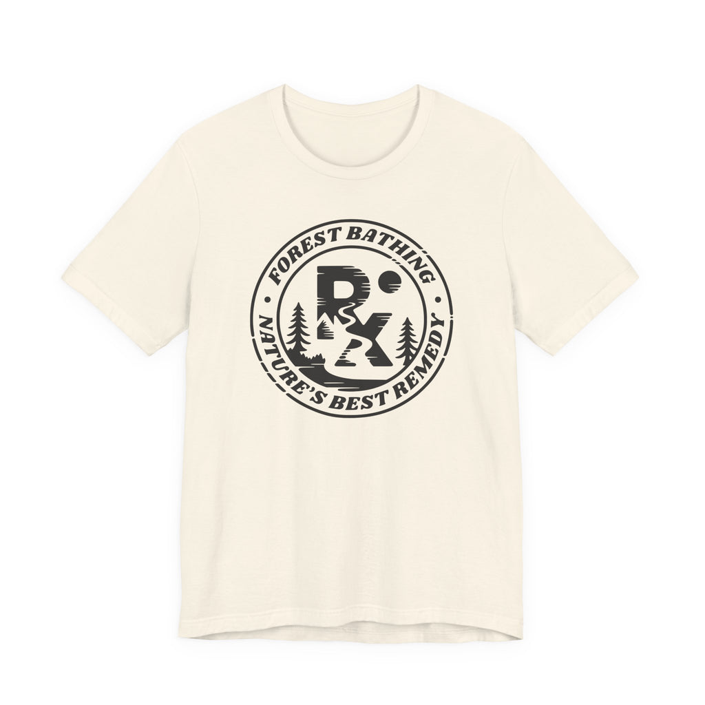 Forest Bathing Nature Emblem Tee | Nature's Best Remedy T-Shirt