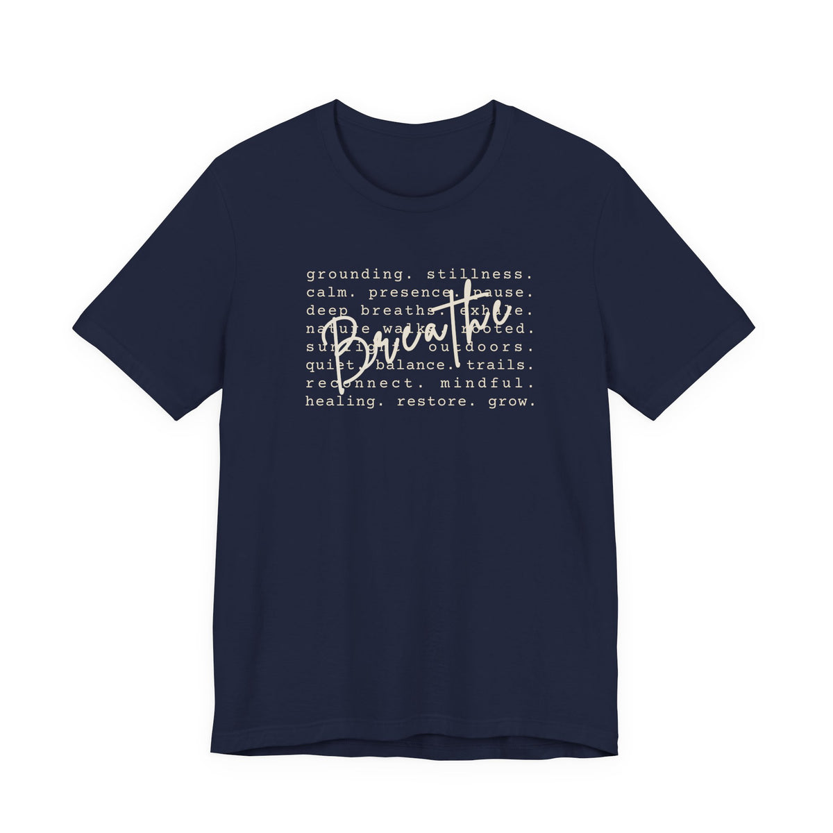 Breathe Tee | Mindfulness Nature Wellness T-Shirt