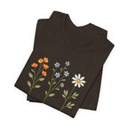 Wildflower Stems Stay Wild Tee | Floral graphic tee