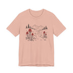 Scarlet Paintbrush Wildflowers T-Shirt | Mountain Meadow Tee