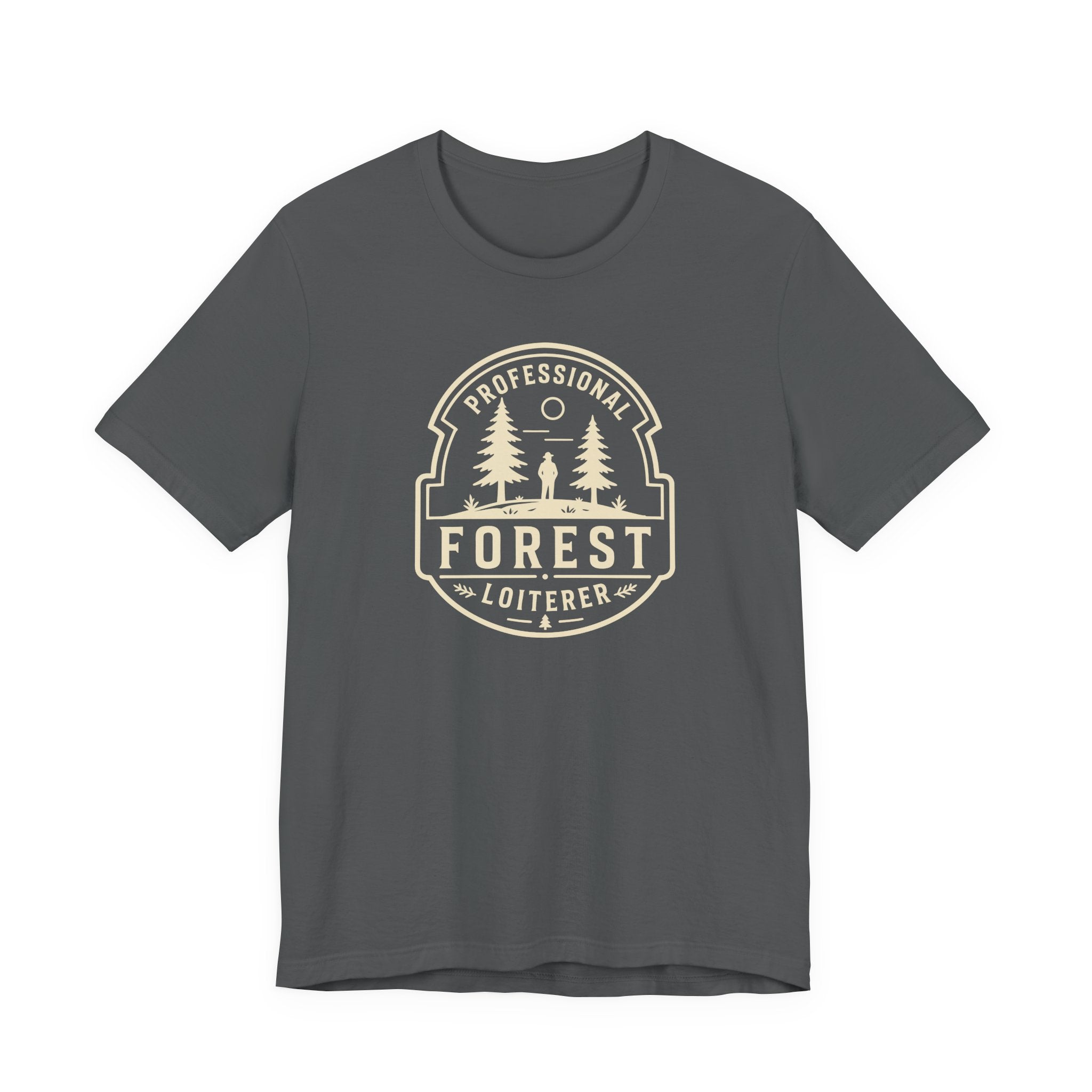 Professional Forest Loiterer T-Shirt | Outdoor Camping Badge Tee