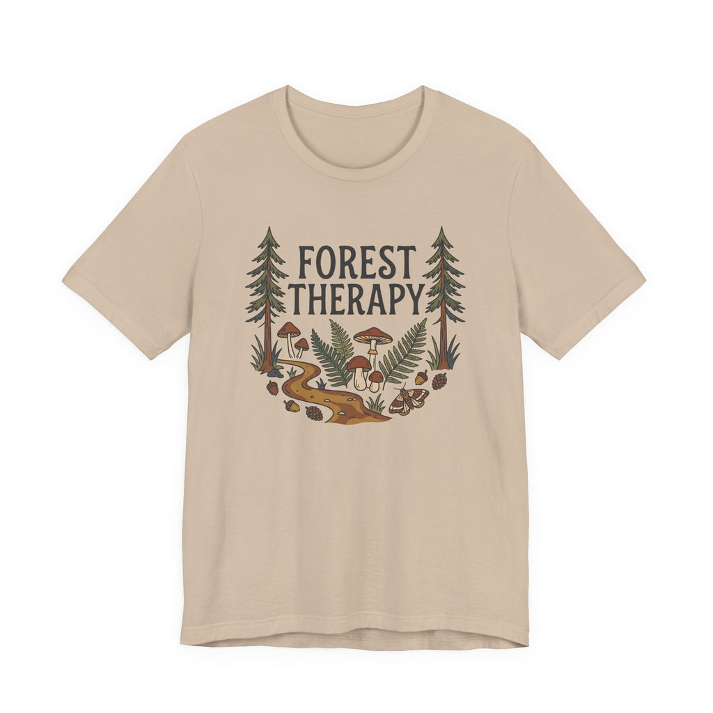 Forest Therapy Tee | Woodland Folk Art Shirt