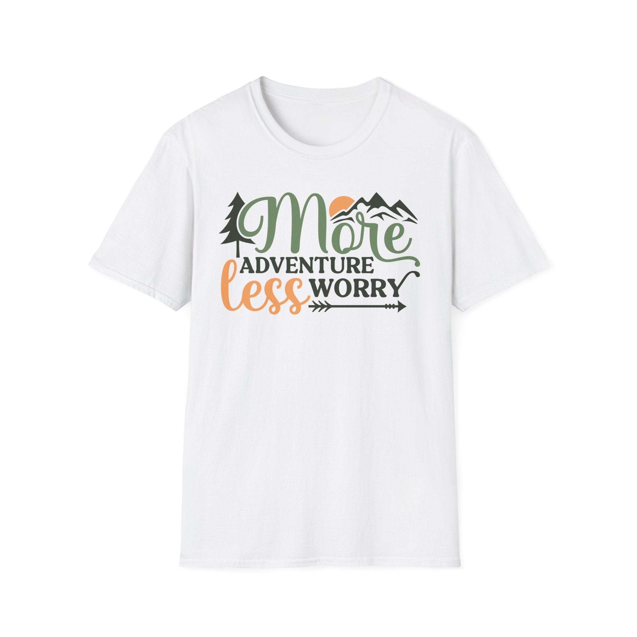 More Adventure Less Worry Graphic T-Shirt
