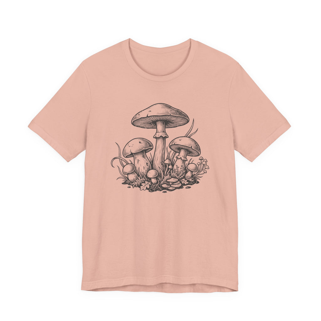 Mushroom Sketch T-Shirt | Mycelium Tee