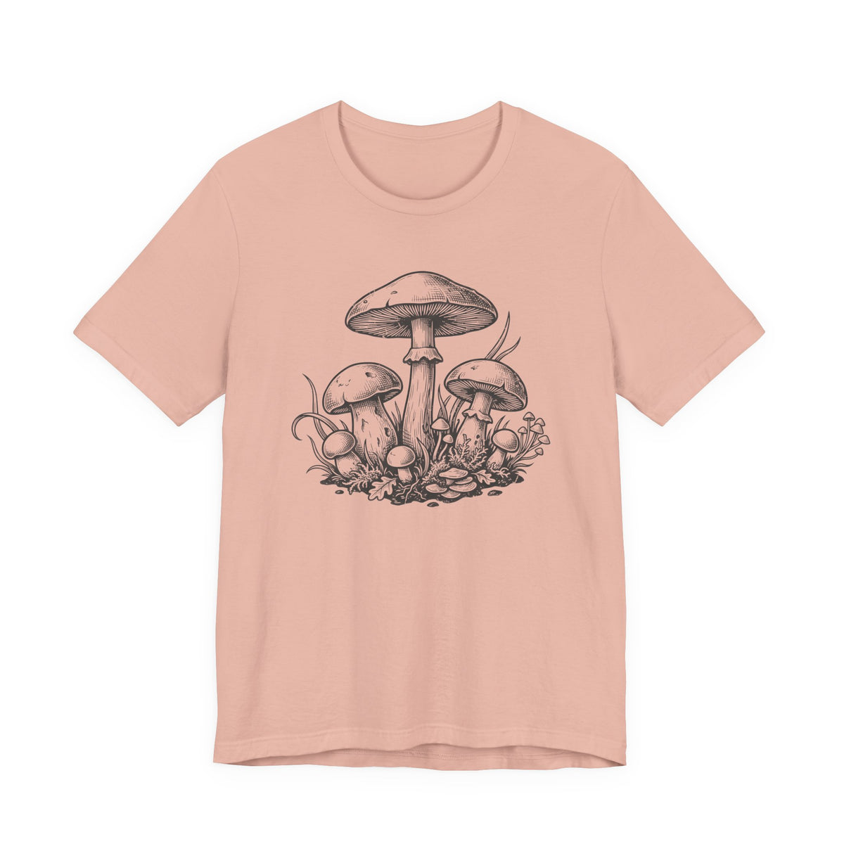 Mushroom Sketch T-Shirt | Mycelium Tee