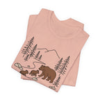 Bear Family Forest Tee | Mama Bear & Cubs Graphic T-Shirt