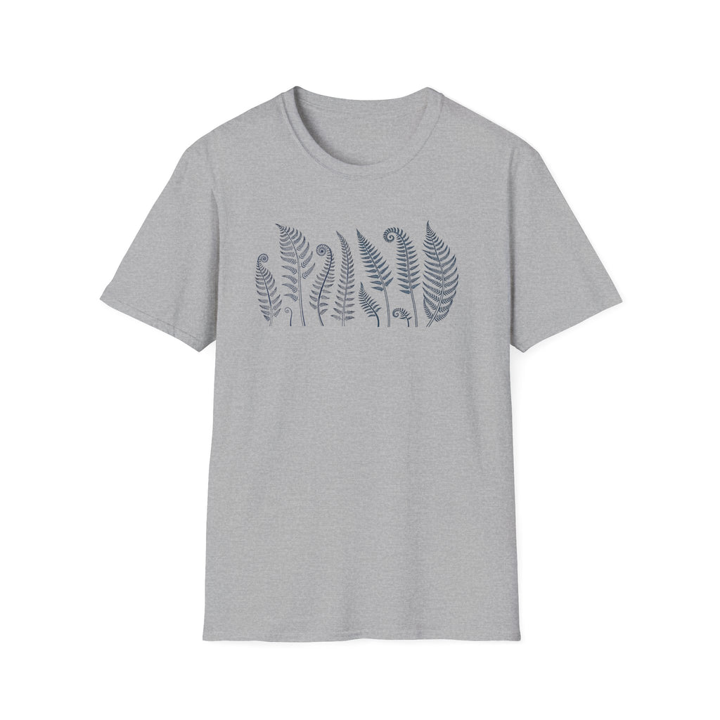 Fern Fronds Botanical Illustration T-Shirt