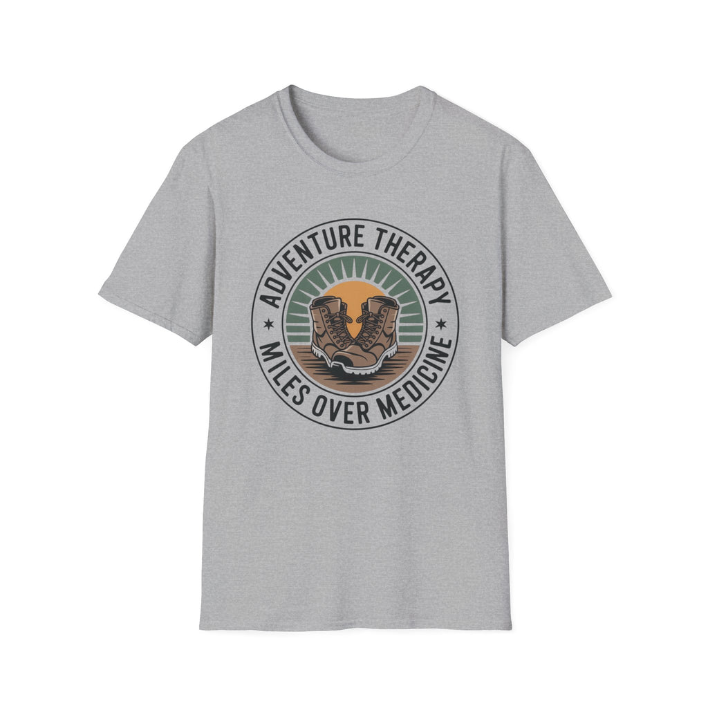 Miles over Medicine -Adventure Graphic T-Shirt