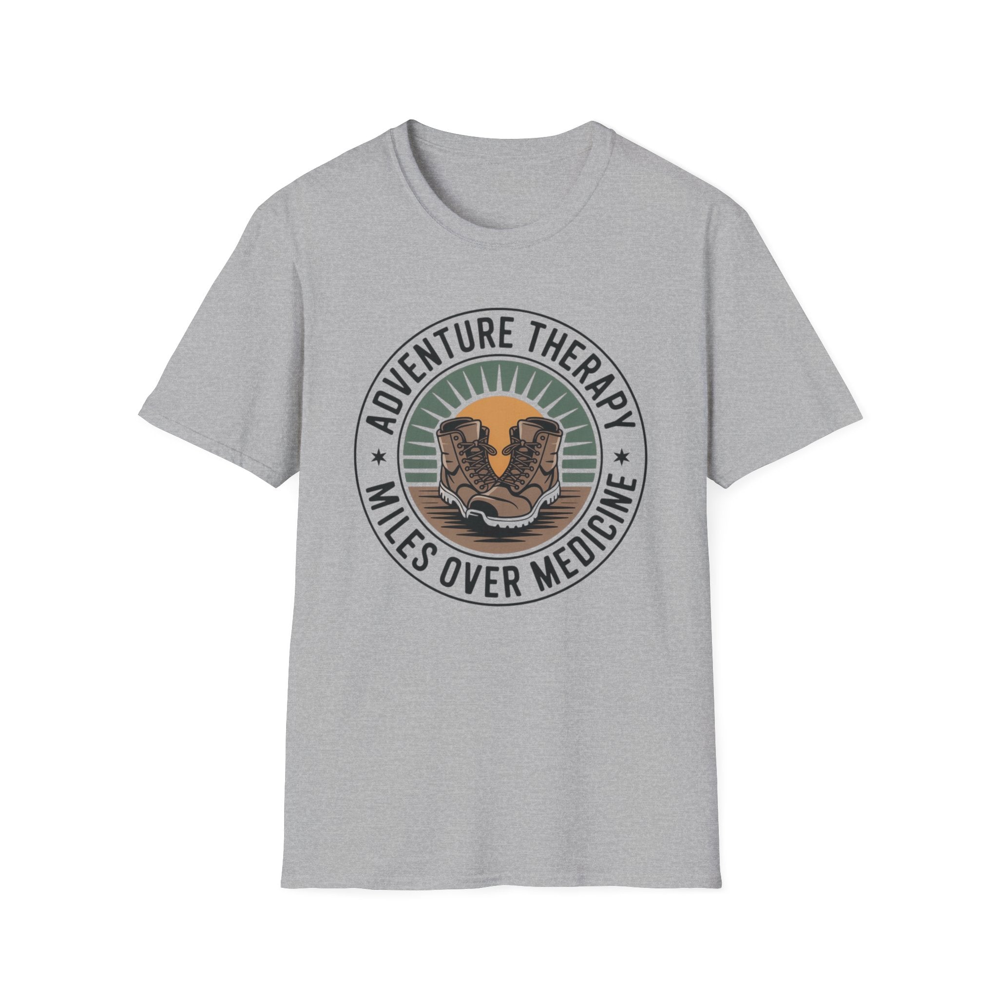 Miles over Medicine -Adventure Graphic T-Shirt