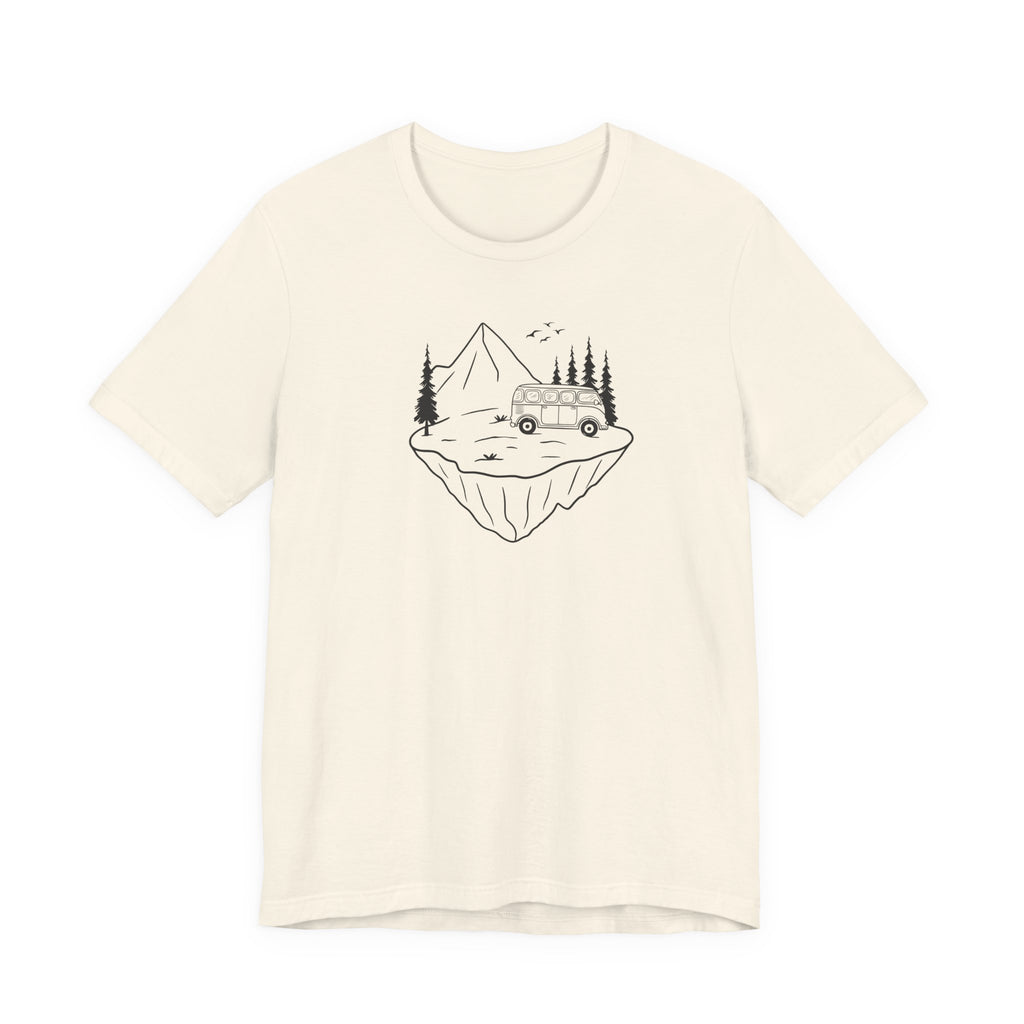 Floating Island Camper Tee | Surreal Vanlife Shirt