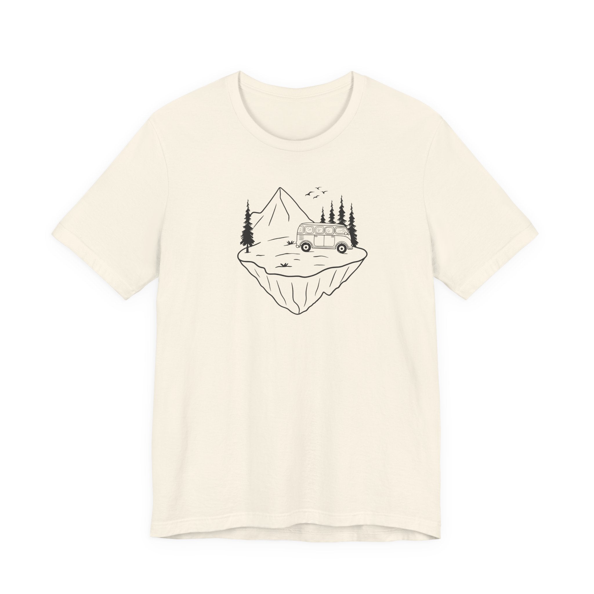 Floating Island Camper Tee | Surreal Vanlife Shirt