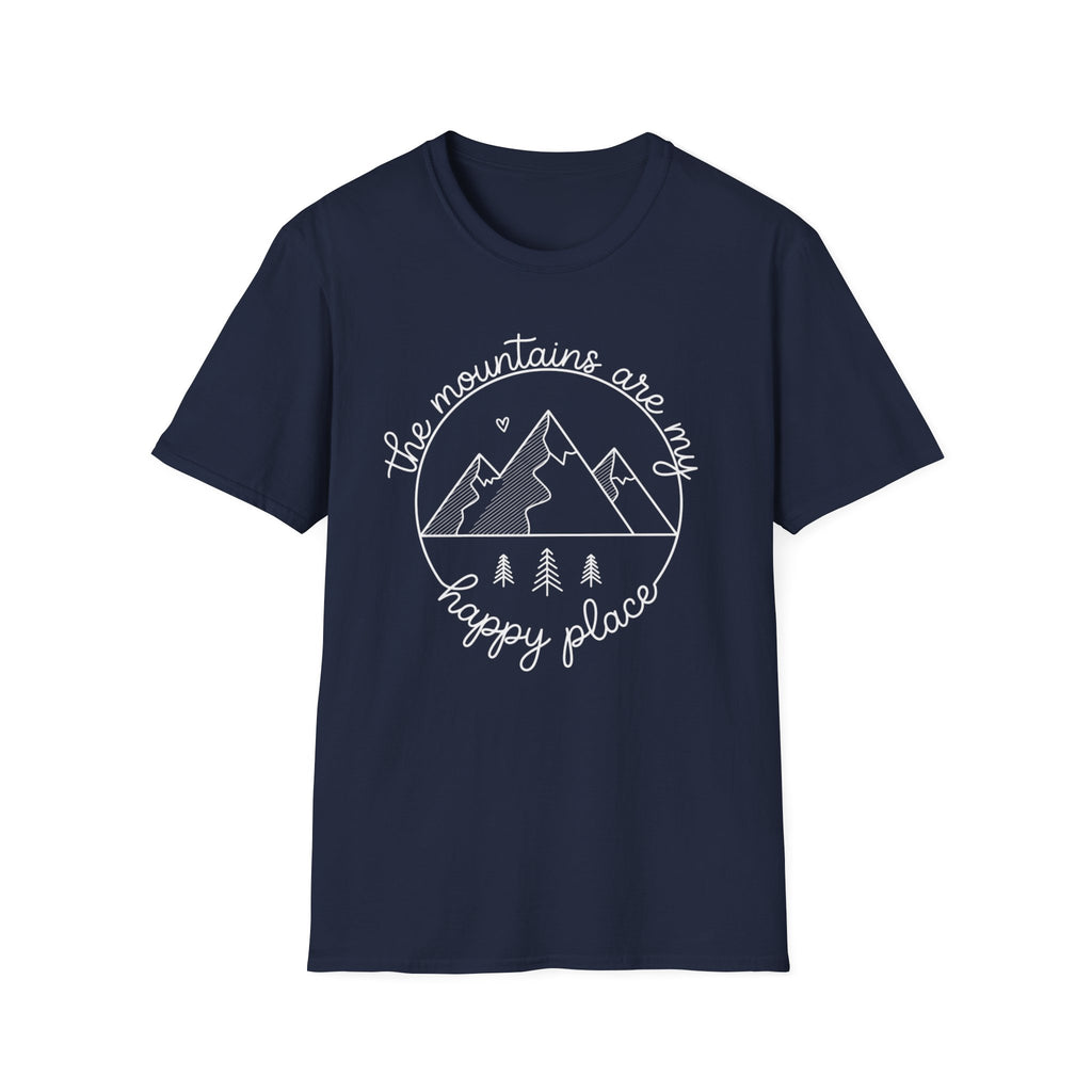 The Mountains are my Happy Place Graphic T-Shirt