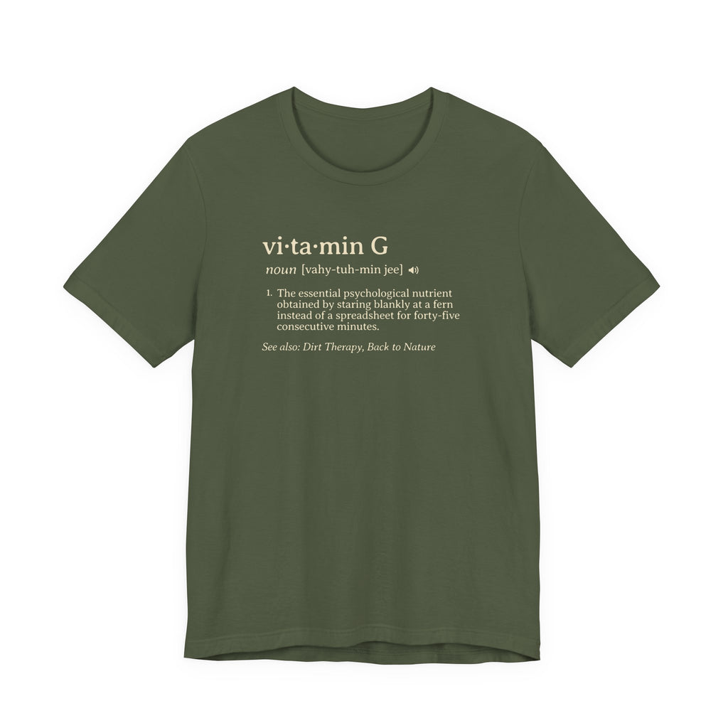 Vitamin G Definition Tee | Funny Dictionary Shirt