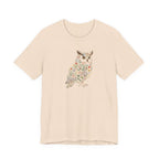 Botanical Owl Tee | Botanical Wildlife Graphic T-Shirt
