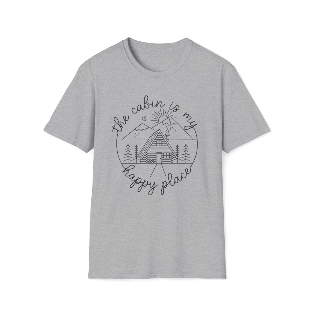 The Cabin is my Happy Place Graphic T-Shirt