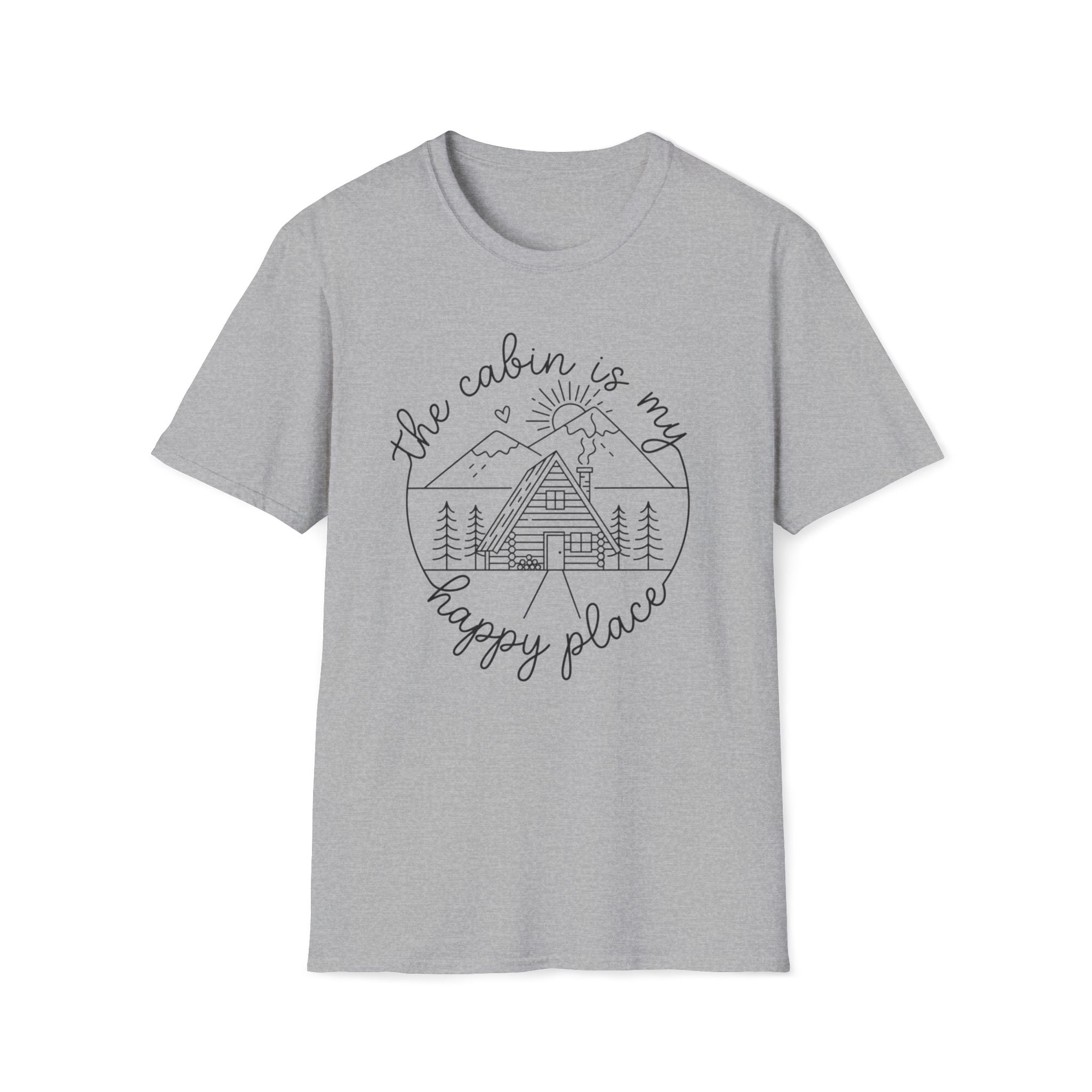 The Cabin is my Happy Place Graphic T-Shirt
