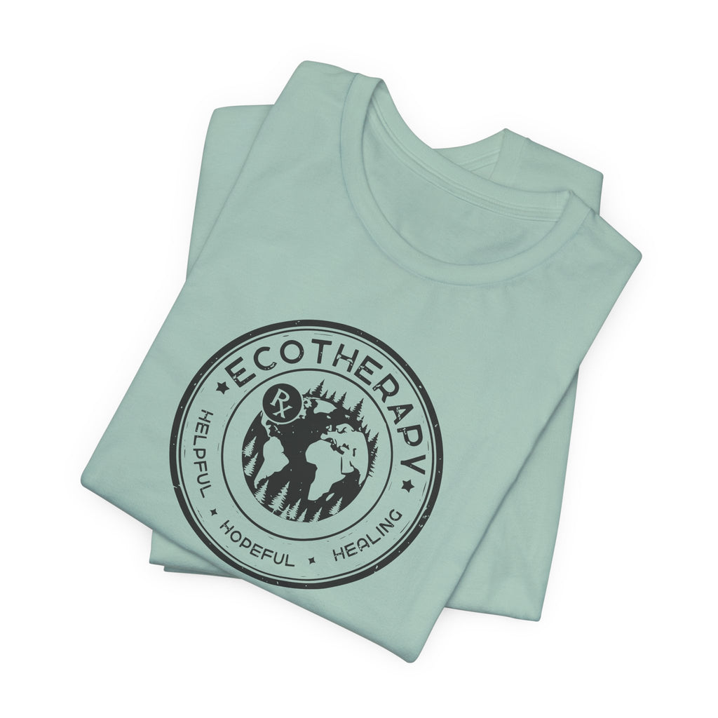 Ecotherapy Earth Logo Tee | Eco Wellness T-Shirt, Nature Therapy Shirt