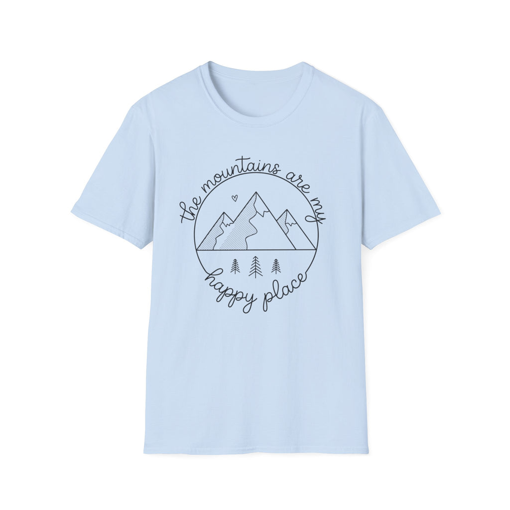 The Mountains are my Happy Place Graphic T-Shirt
