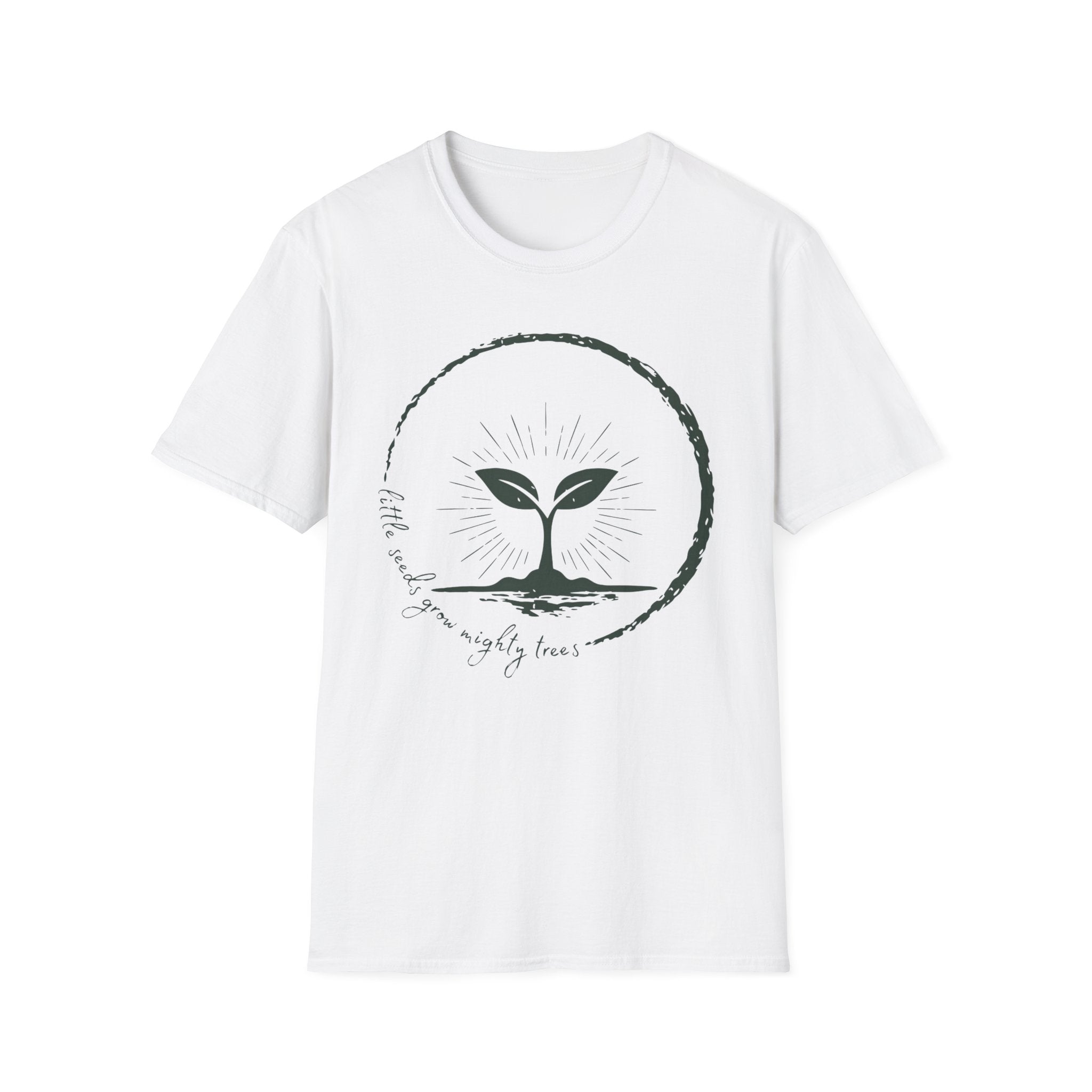 Little Seeds Grow Mighty Trees Graphic T-Shirt