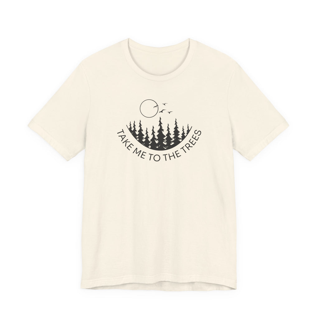 Take Me to the Trees Tee | Minimalist Woodland Scene Shirt
