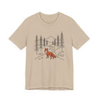 Forest Fox Tee| Botanical Wildlife Graphic T-Shirt