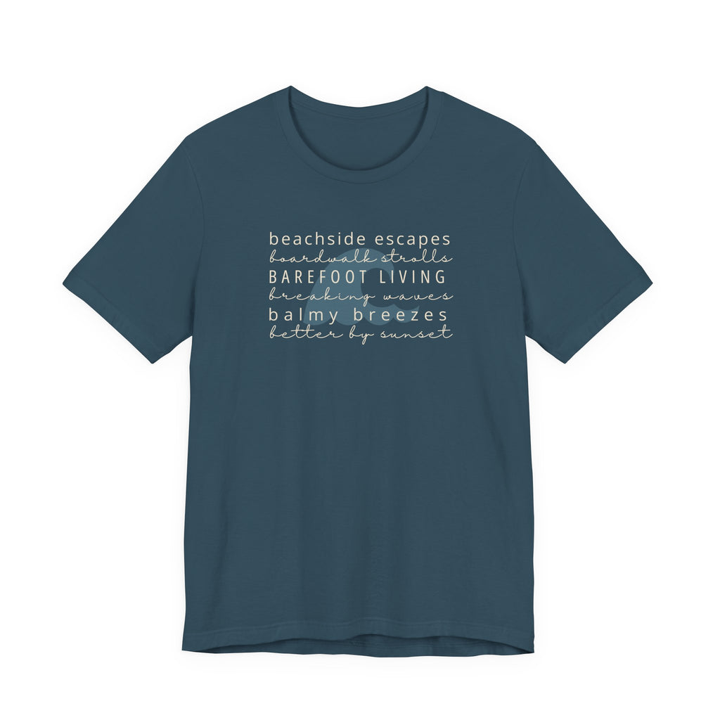 Beachside Escapes Tee | Beach Lovers Coastal Lifestyle T-Shirt