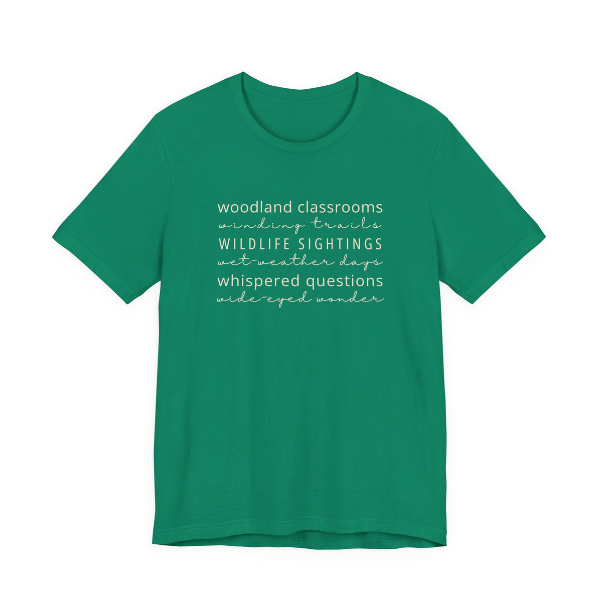 Woodland Classrooms Tee | Forest School Outdoor Educators T-Shirt