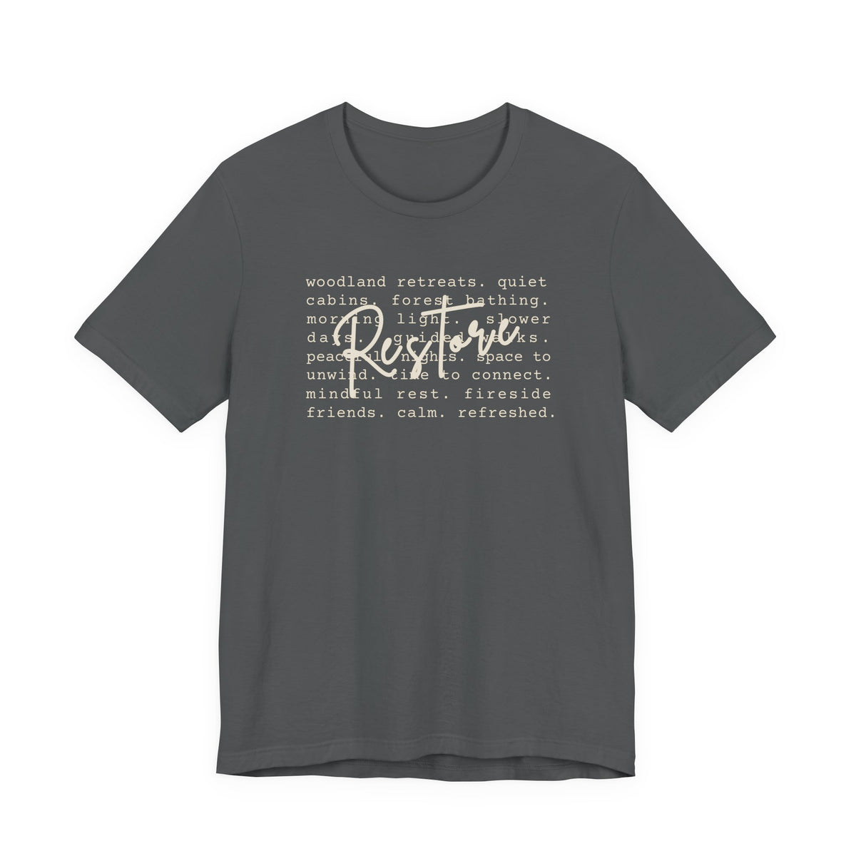Restore Tee | Nature Retreat & Outdoor Wellness T-Shirt