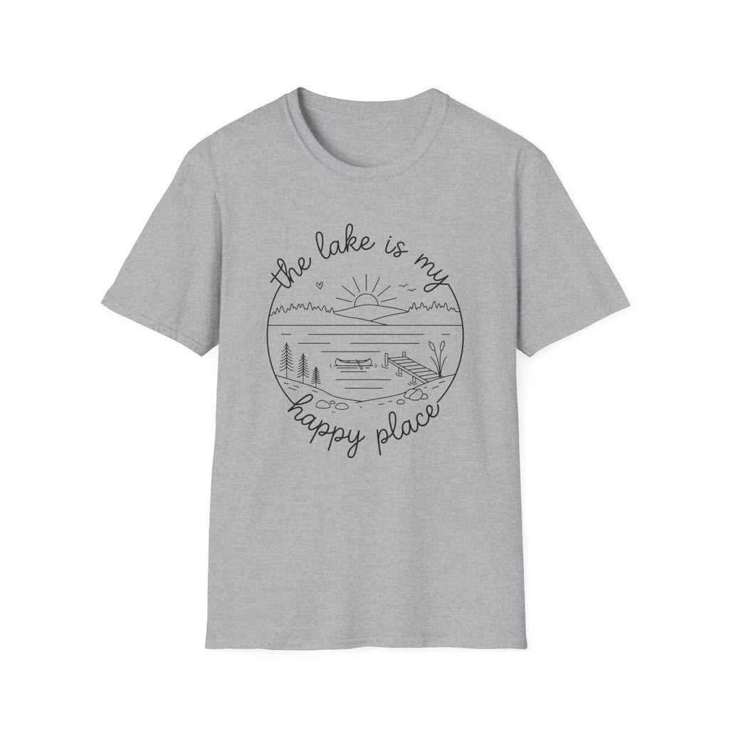 The Lake is my Happy Place Graphic T-Shirt