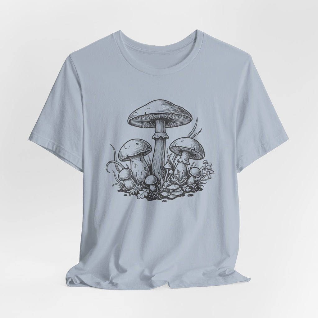 Mushroom Sketch T-Shirt | Mycelium Tee