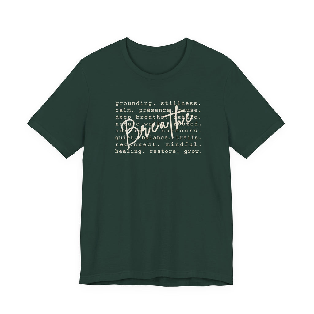 Breathe Tee | Mindfulness Nature Wellness T-Shirt