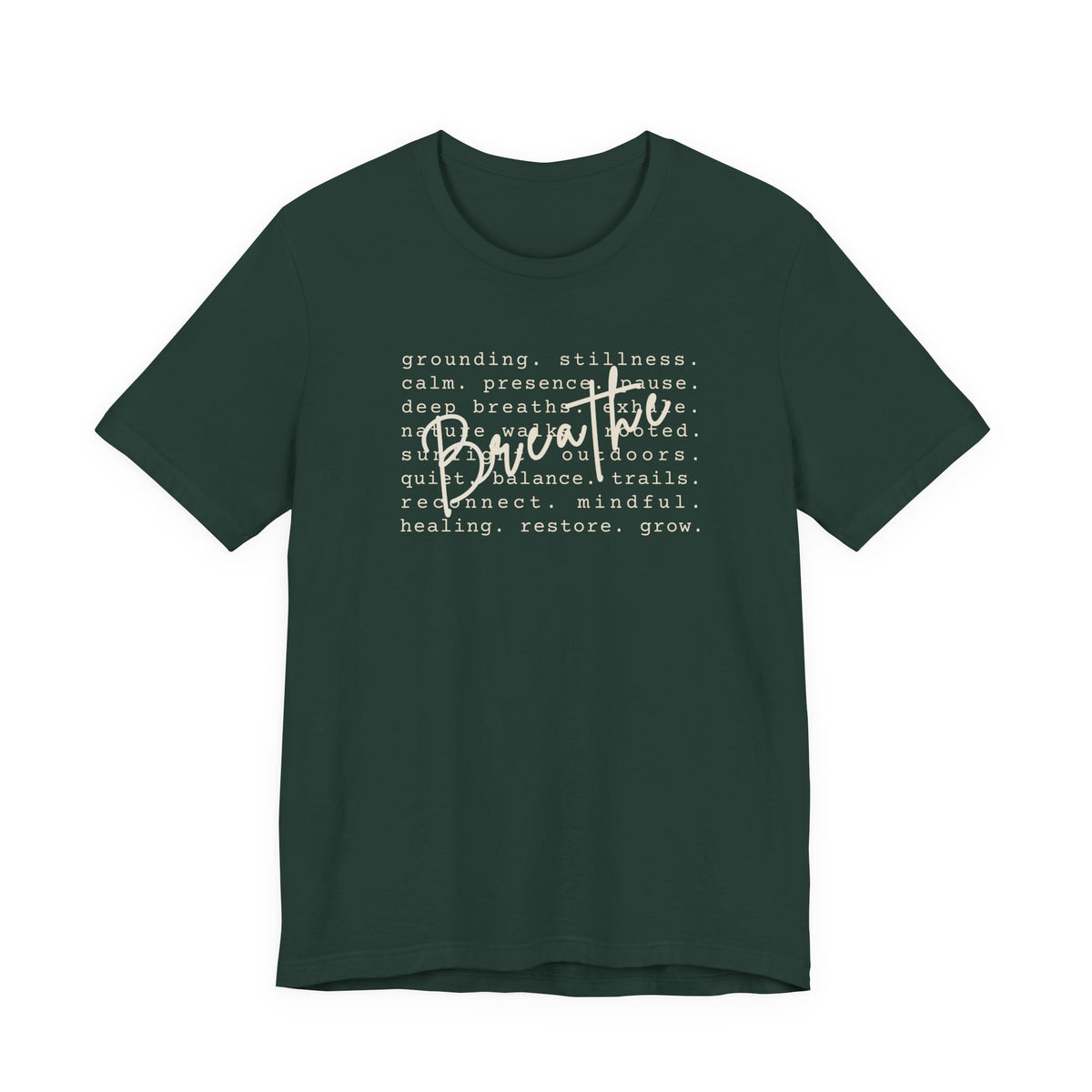 Breathe Tee | Mindfulness Nature Wellness T-Shirt