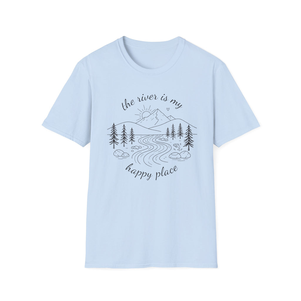 The River is my Happy Place Graphic T-Shirt