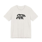 Night Sky Bear Tee | Mountain Forest Silhouette Shirt