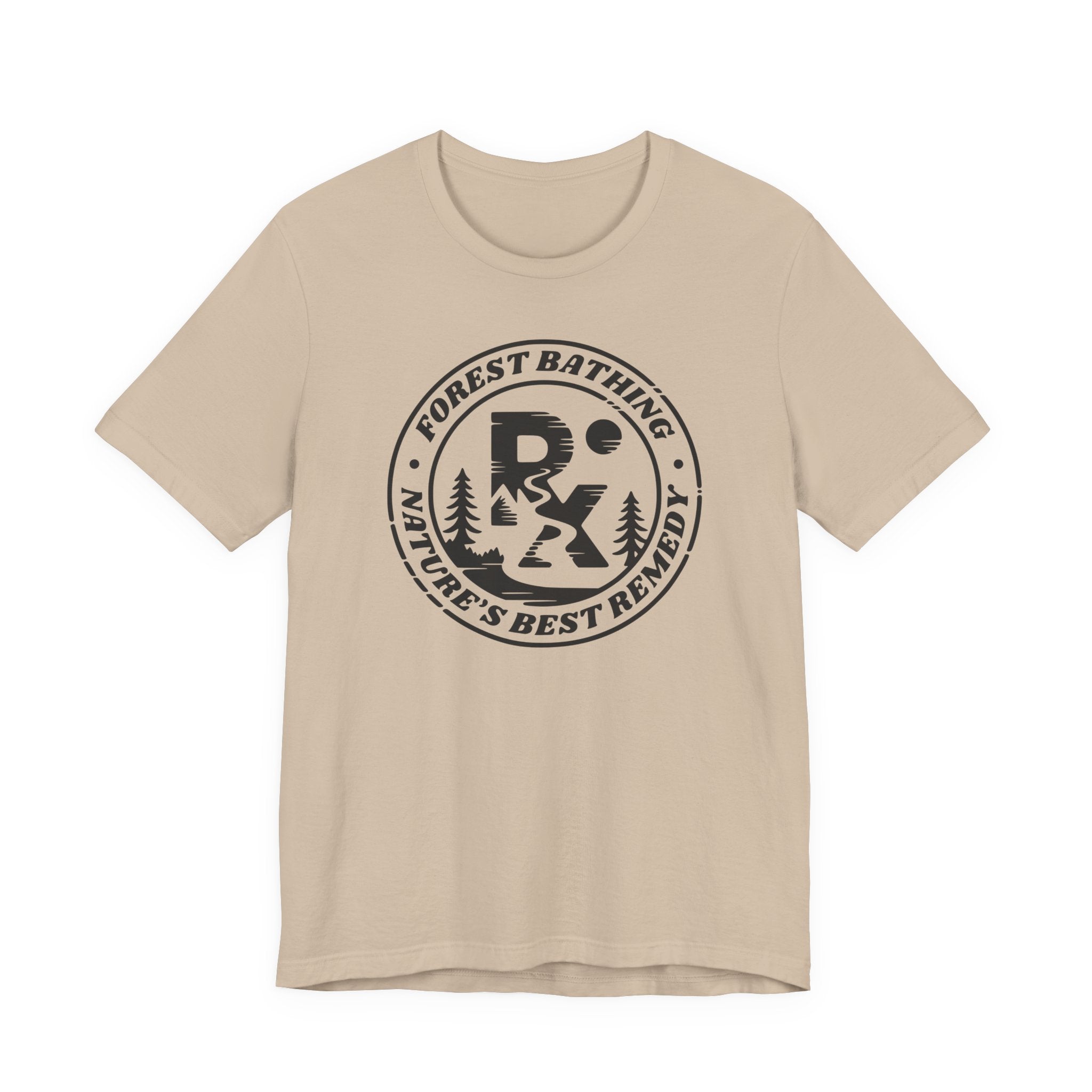 Copy of Forest Bathing Nature Emblem Tee | Nature's Best Remedy T-Shirt