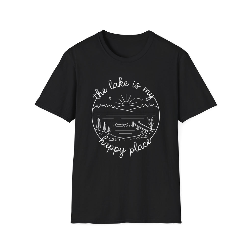 The Lake is my Happy Place Graphic T-Shirt