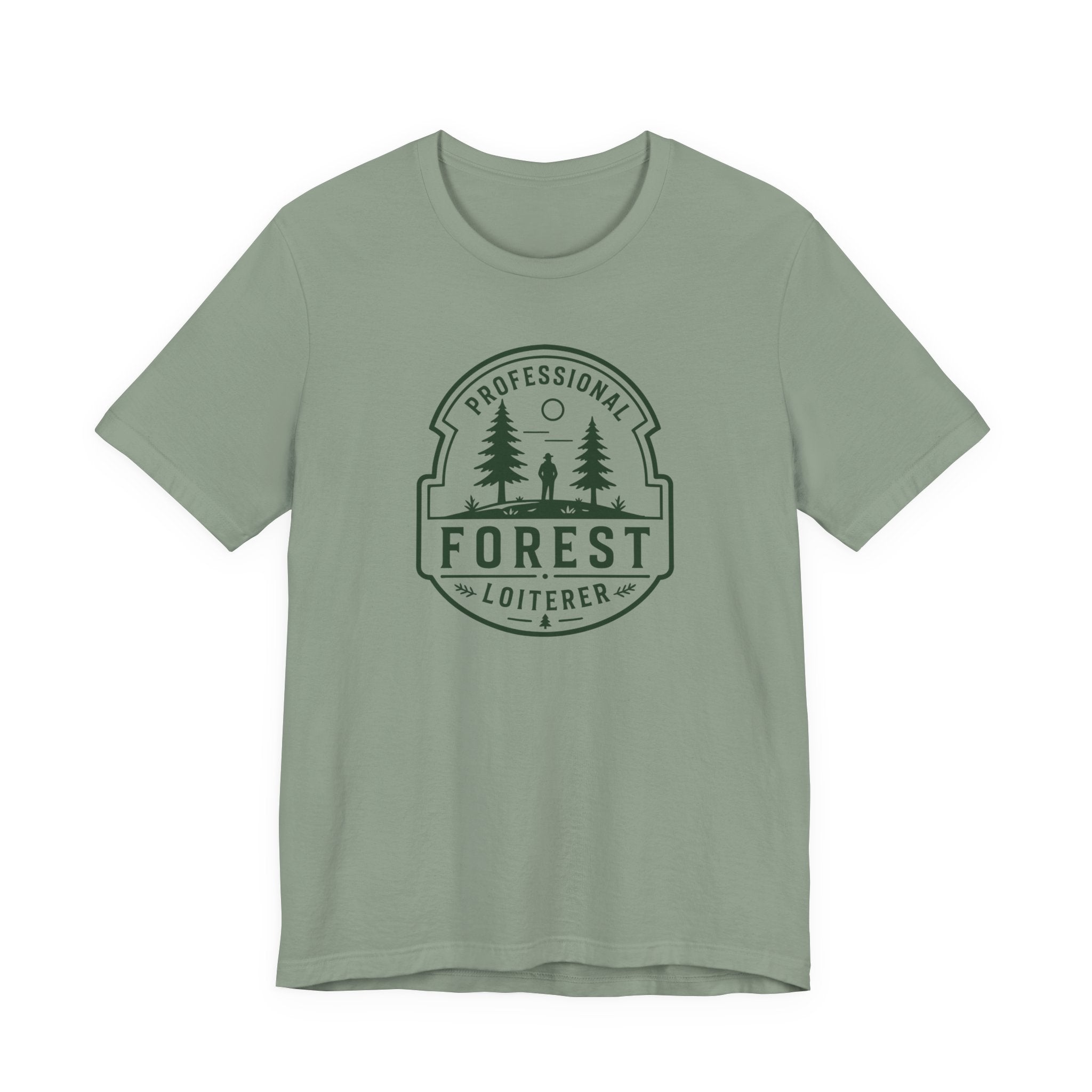 Professional Forest Loiterer T-Shirt | Outdoor Camping Badge Tee