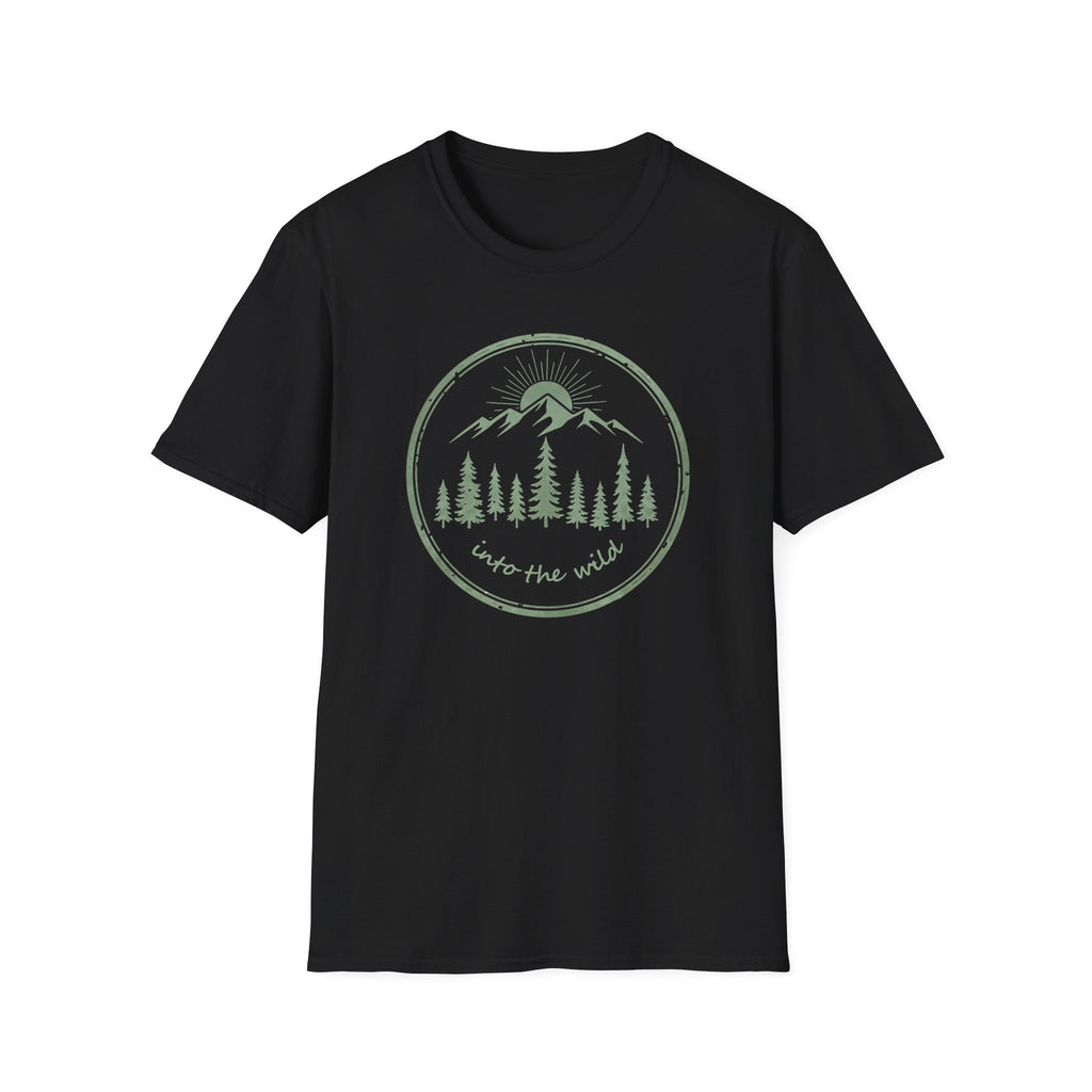 Into the Wild Sunset over the Mountain T-Shirt