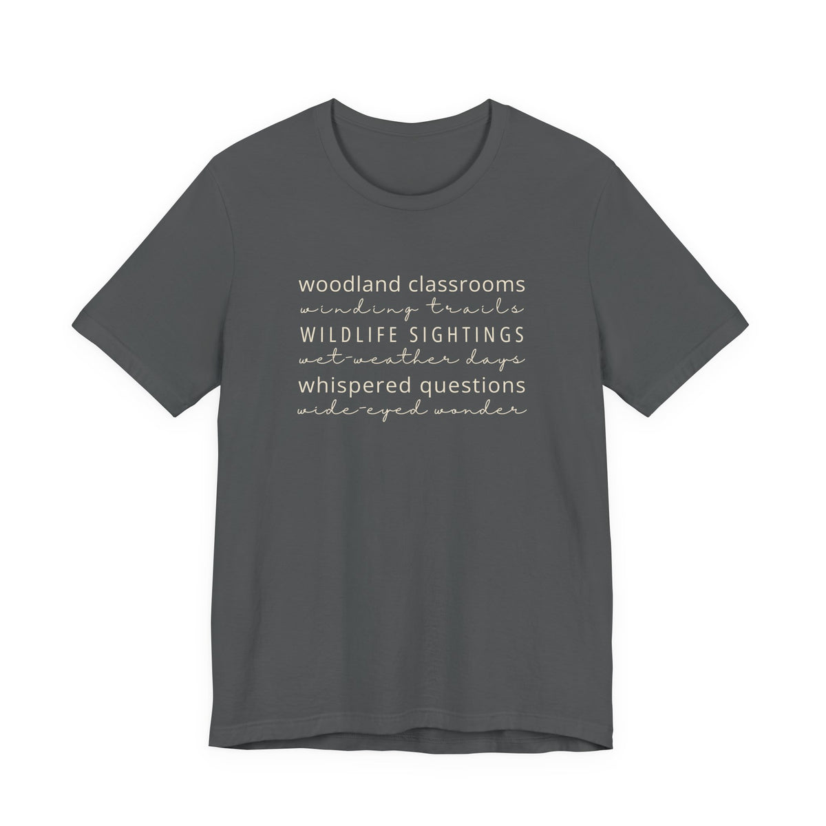 Woodland Classrooms Tee | Forest School Outdoor Educators T-Shirt