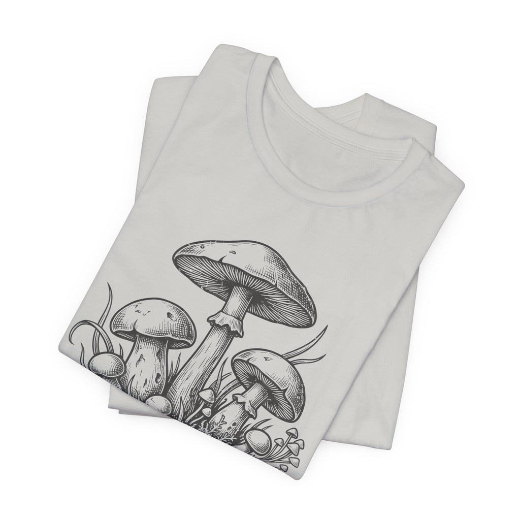Mushroom Sketch T-Shirt | Mycelium Tee