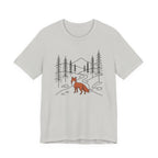 Forest Fox Tee| Botanical Wildlife Graphic T-Shirt