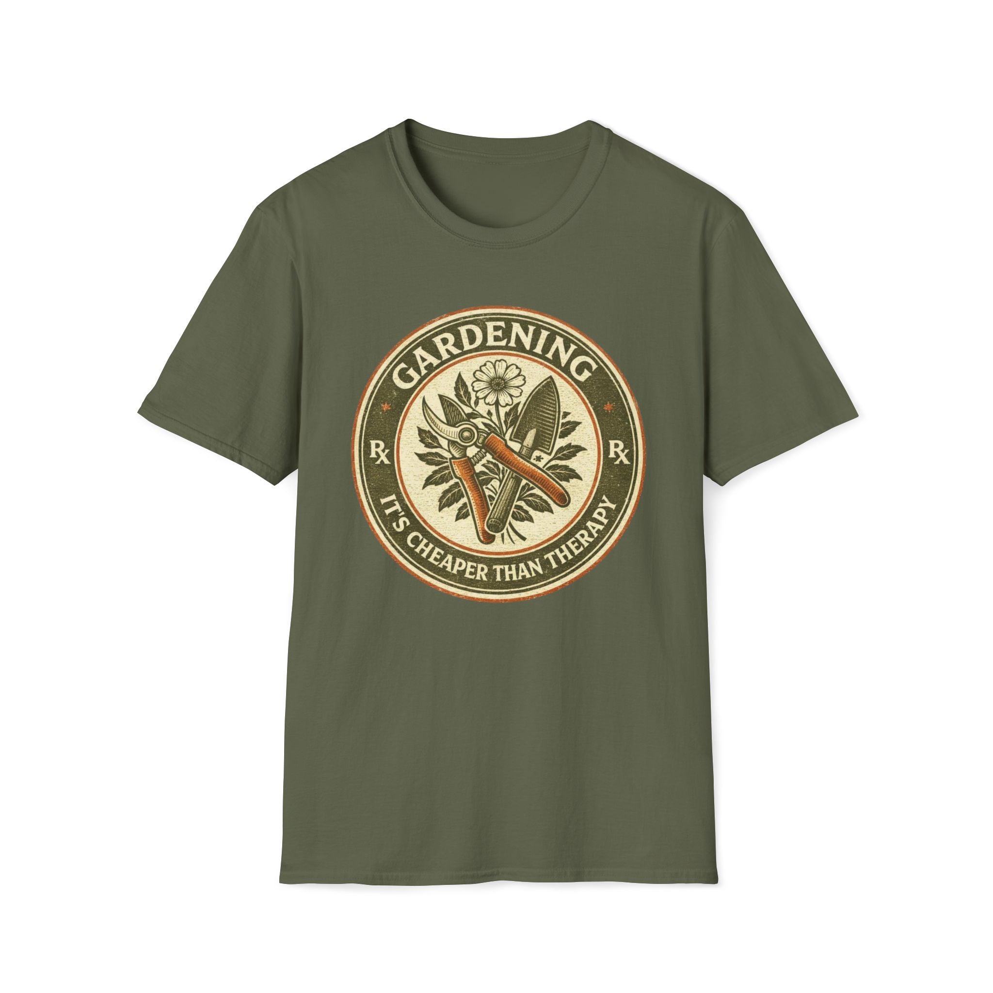 Gardening - it's Cheaper Than Therapy T-Shirt