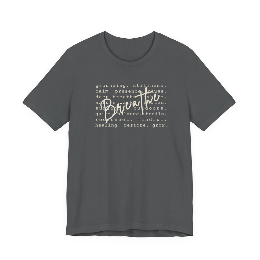 Breathe Tee | Mindfulness Nature Wellness T-Shirt