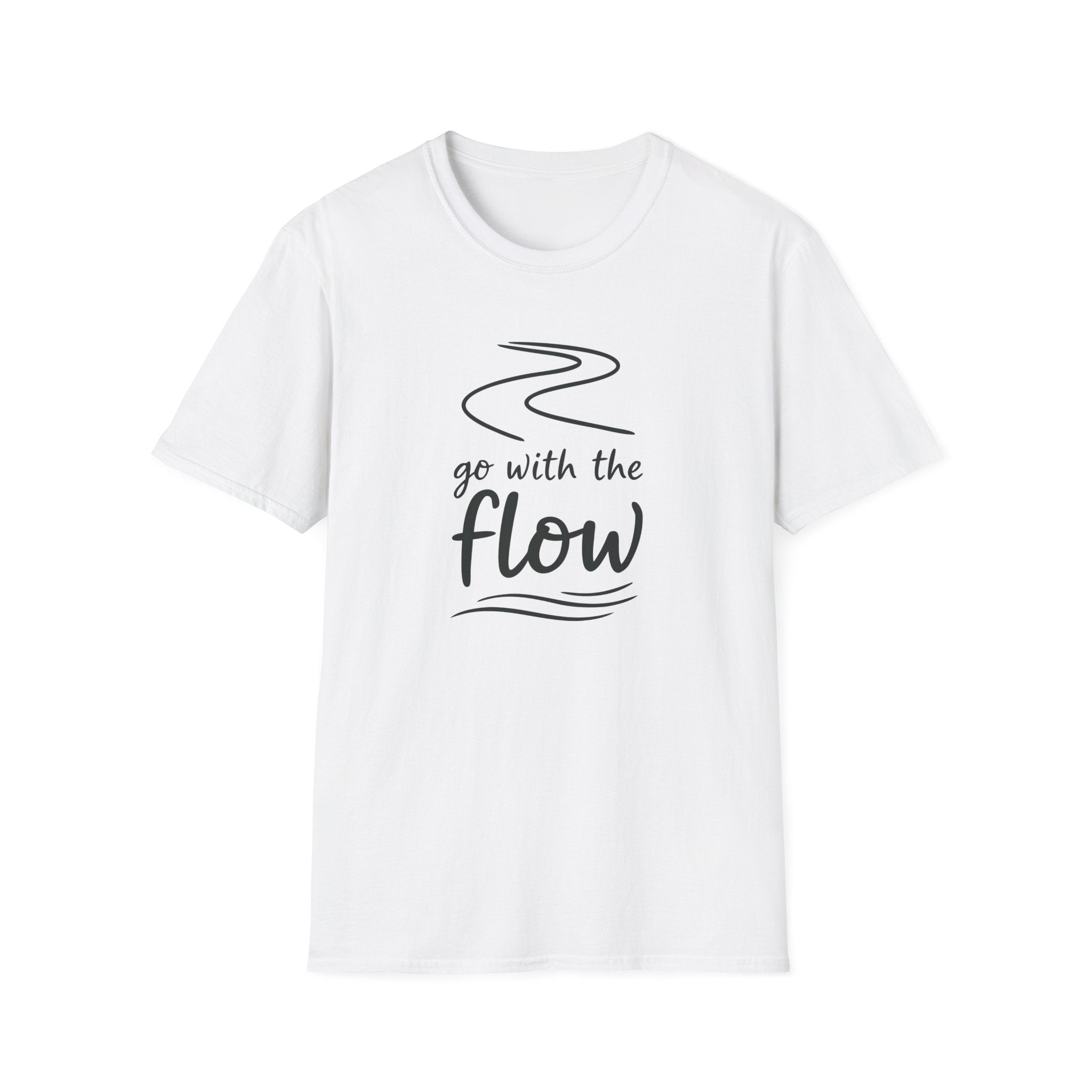Go with the Flow Line Art T-Shirt
