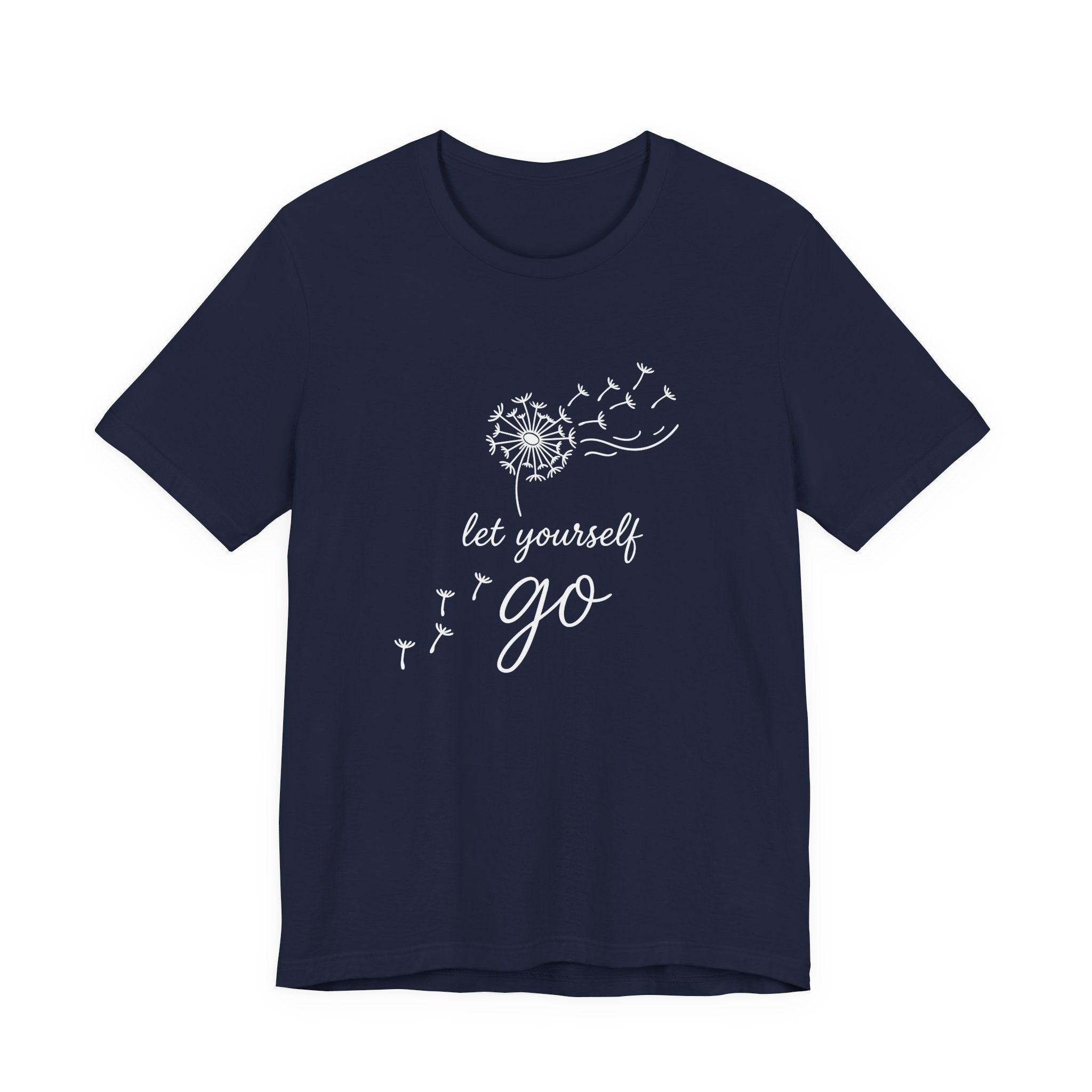 Dandelion with Flying Seeds let yourself go Tee | Inspirational Shirt