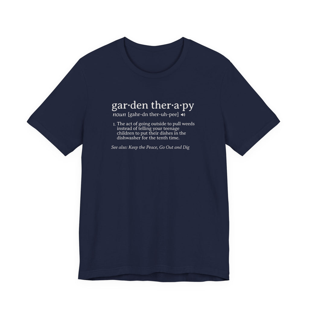 Garden Therapy Tee | Funny Gardening Dictionary