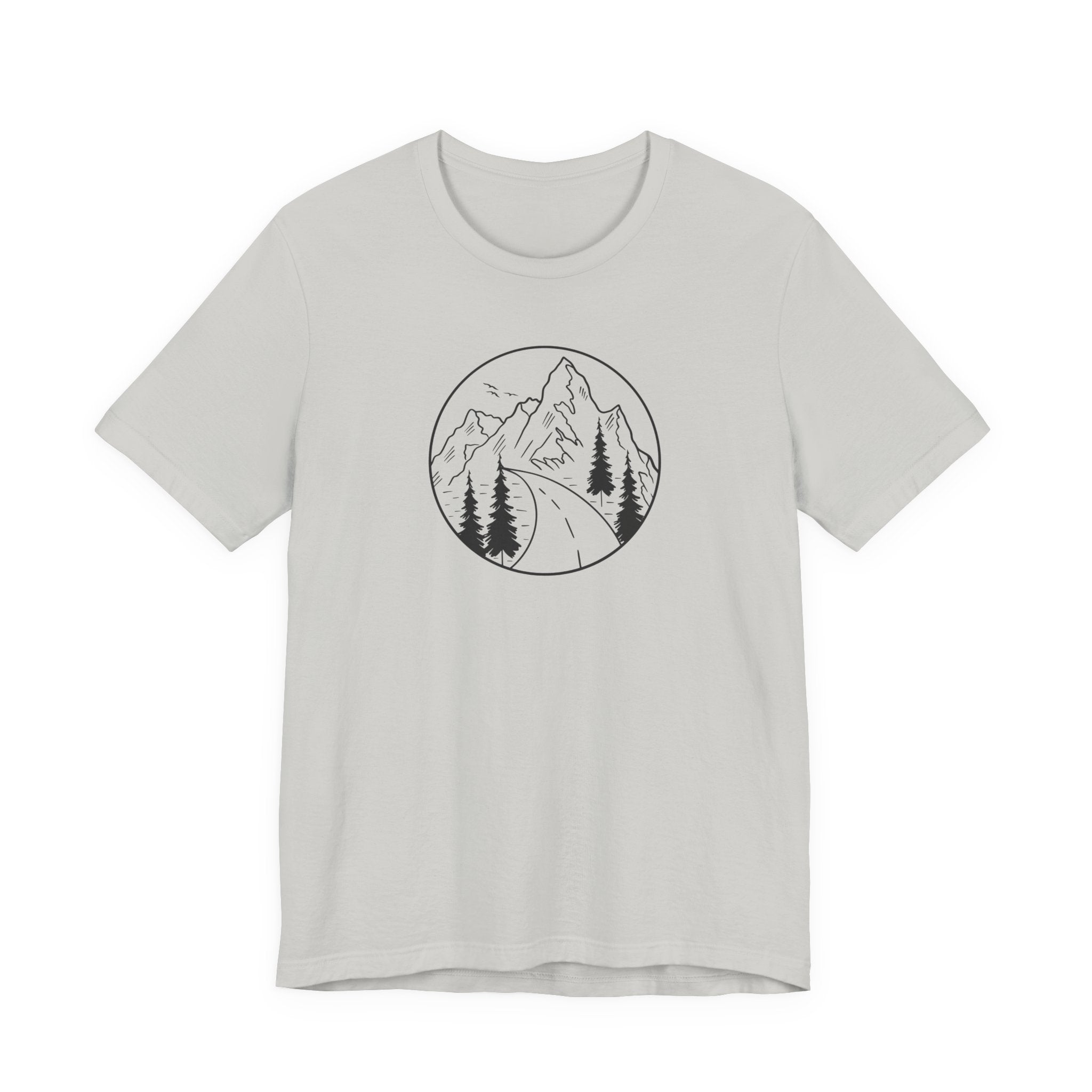 Open Road Circle Tee | Emblem Style Travel Shirt